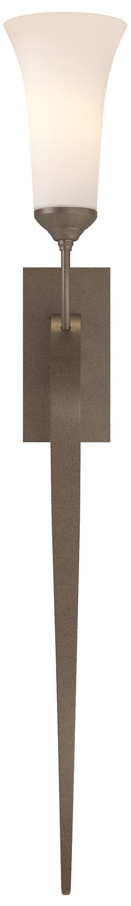 Hubbardton Forge Sweeping Taper 29" High Bronze Wall Sconce - Made to Order