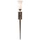 Hubbardton Forge Sweeping Taper 29" High Bronze Wall Sconce
