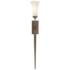 Hubbardton Forge Sweeping Taper 29" High Bronze Wall Sconce