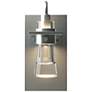 1_Hubbardton Forge Sweeping Taper 29" High Natural Iron Sconce
