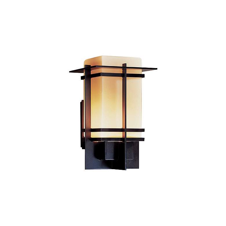 Image 1 Hubbardton Forge Tourou Smoke 17" High Outdoor Wall Light