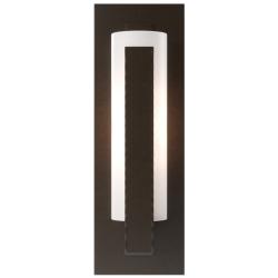 Hubbardton Forge Vertical Bar 15" High Bronze Wall Sconce