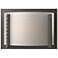Hubbardton Forge Vertical Bar 9" High Dark Smoke Wall Sconce