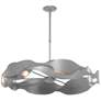 Hubbardton Forge Waves 34 1/4"W Vintage Platinum Chandelier