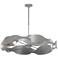 Hubbardton Forge Waves 34 1/4"W Vintage Platinum Chandelier