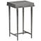 Hubbardton Forge Wick 16"W Gray Wood Natural Iron Side Table