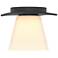 Hubbardton Forge Wren 5" Wide Black Ceiling Light