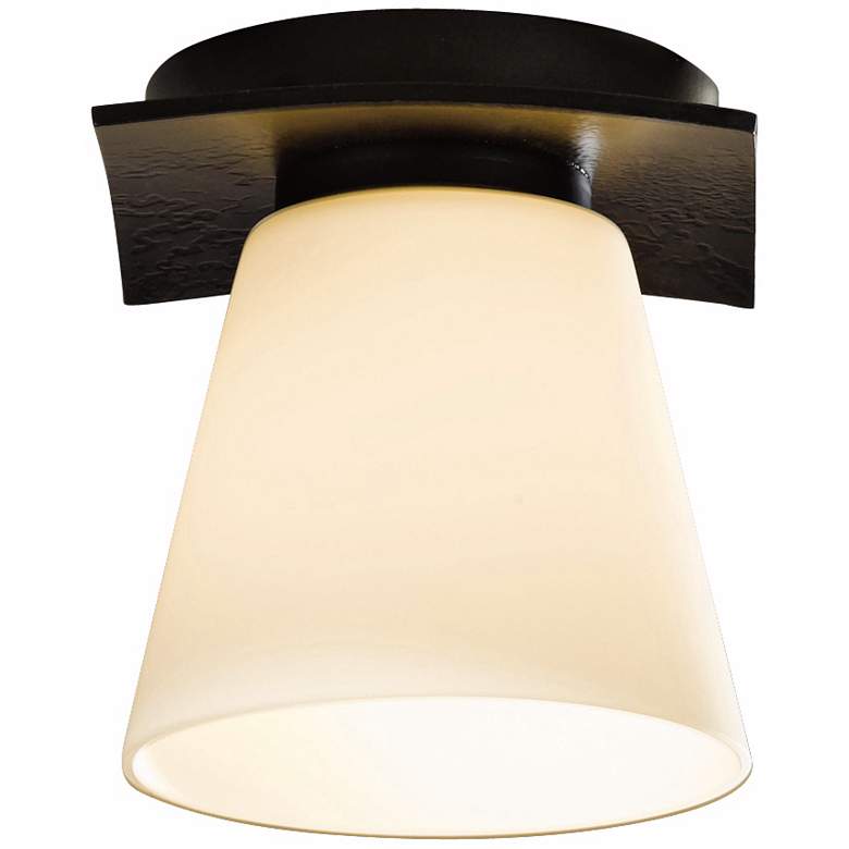 Image 2 Hubbardton Forge Wren 5 inch Wide Flushmount Ceiling Light