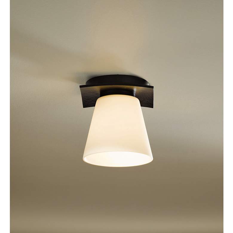 Image 3 Hubbardton Forge Wren 5" Wide Flushmount Ceiling Light more views