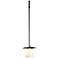 Hubbardton Forge Wren 5" Wide Stone Glass Mini Pendant