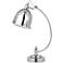 Hubble Polished Chrome Arc-Arm Adjustable Desk Lamp