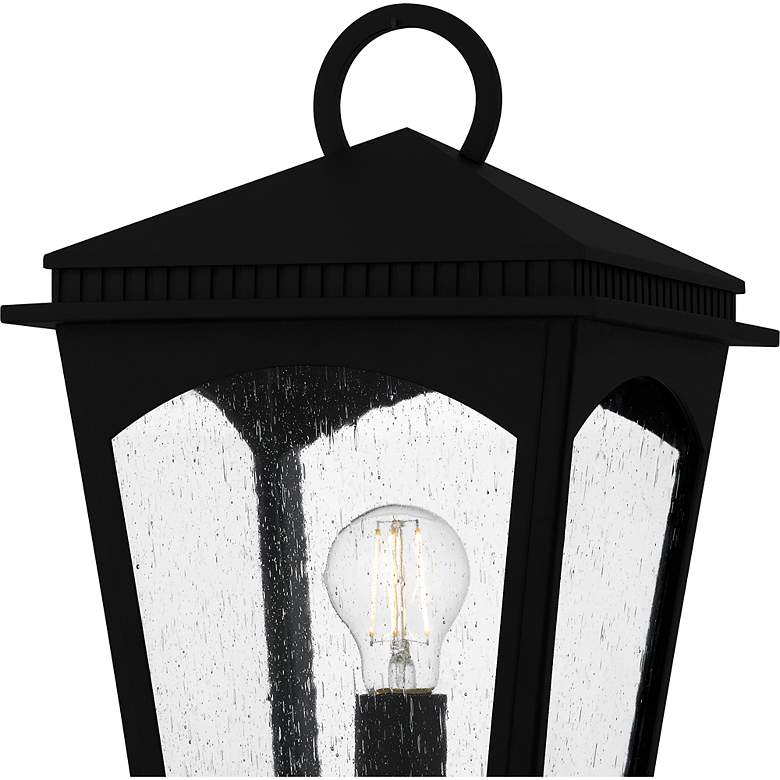 Image 5 Huck 1-Light Earth Black Outdoor Post Lantern more views