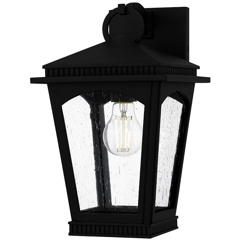 Image 1 Huck 1-Light Earth Black Outdoor Wall Lantern