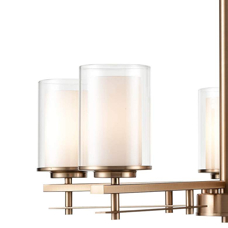 Image 4 Huderson 26" Wide Modern Gold 5-Light Chandelier more views