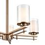 7_Huderson 26" Wide Modern Gold 5-Light Chandelier more views