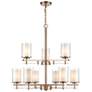 2_Huderson 29" Wide Modern Gold 9-Light Chandelier