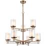 4_Huderson 29" Wide Modern Gold 9-Light Chandelier more views