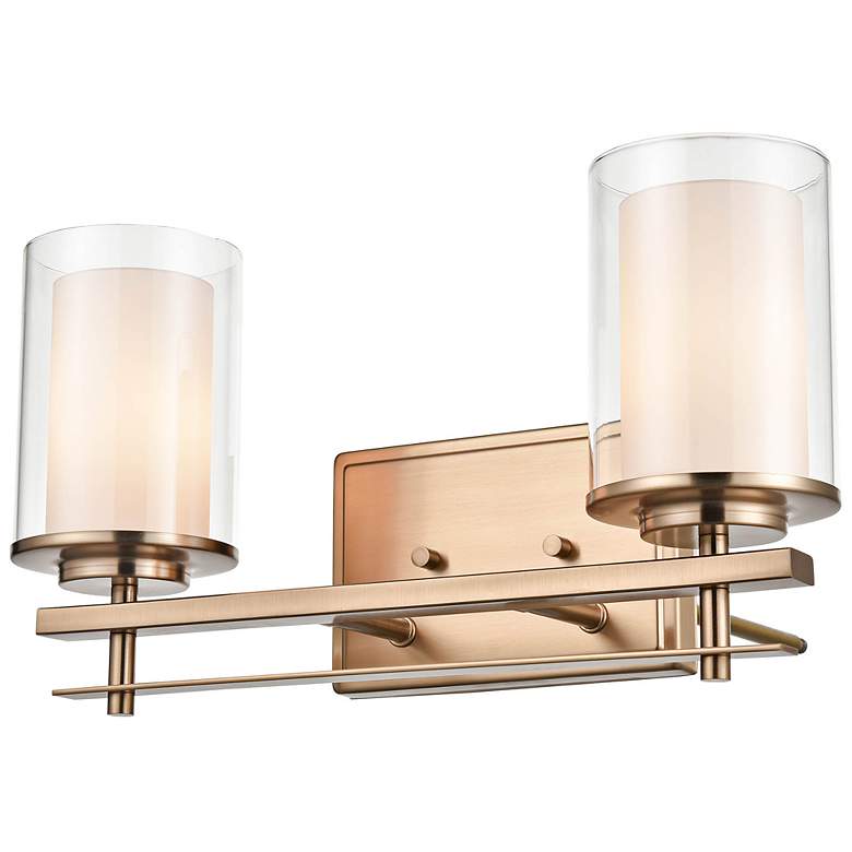 Image 4 Huderson 8 3/4" High Modern Gold 2-Light Wall Sconce more views