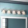1_Hudson 37.75" Wide 5-Light Chrome Transitional Vanity Light