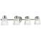 Hudson 4 Light Bath Light in Polished Chrome