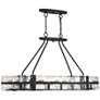 7_Hudson 48" Wide Matte Black 10-Light Linear Chandelier more views