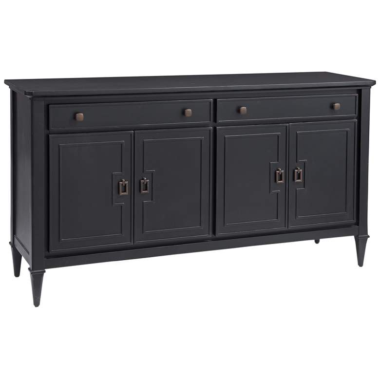 Image 1 Hudson 66" Long Black Server
