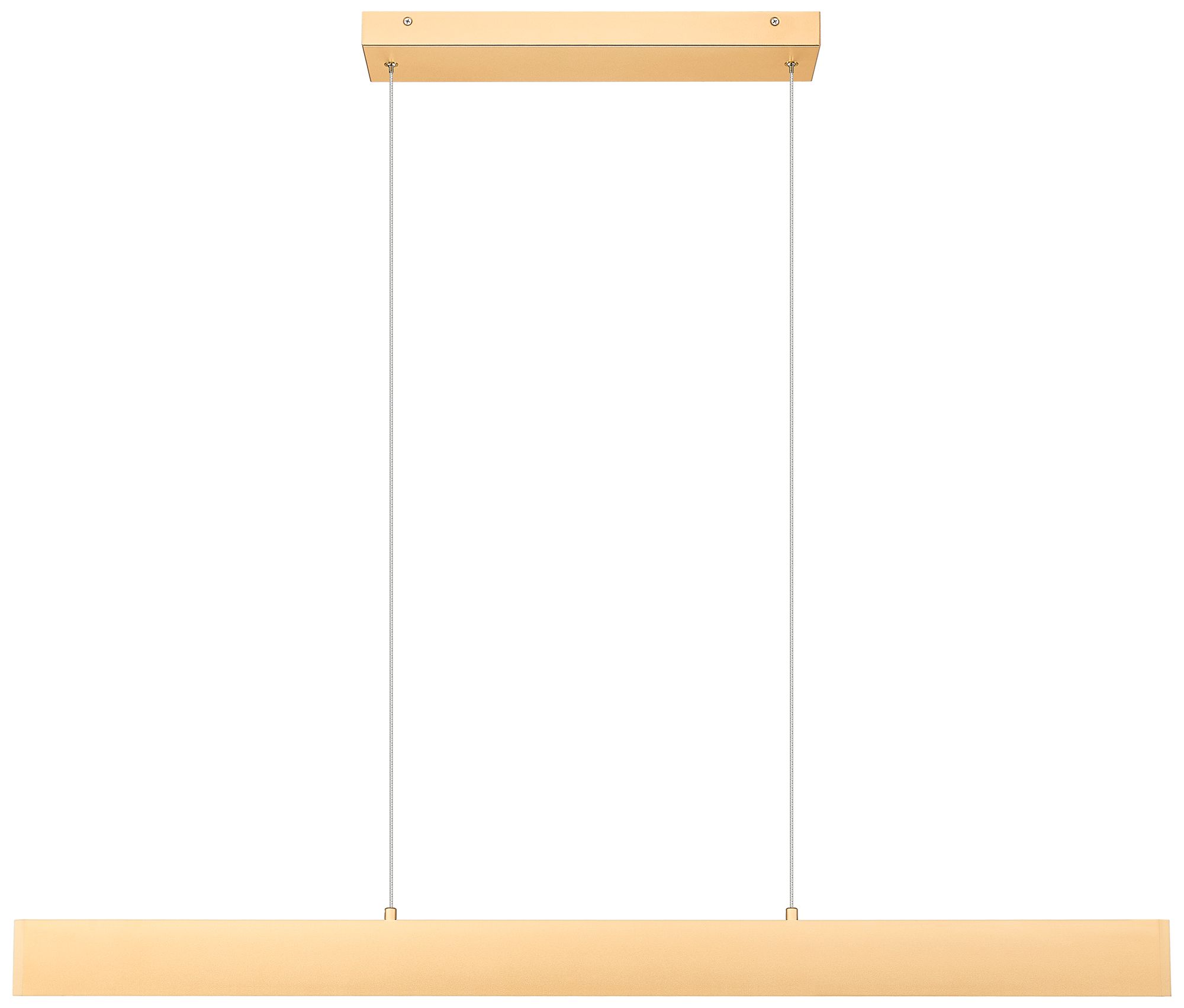 Image 4 Hudson by Z-Lite 45 inch Gold 1 Light Linear Chandelier more views