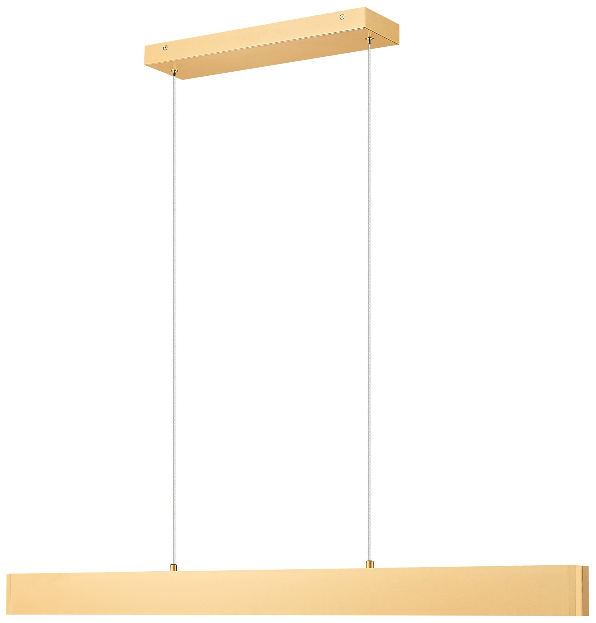 Image 5 Hudson by Z-Lite 45 inch Gold 1 Light Linear Chandelier more views