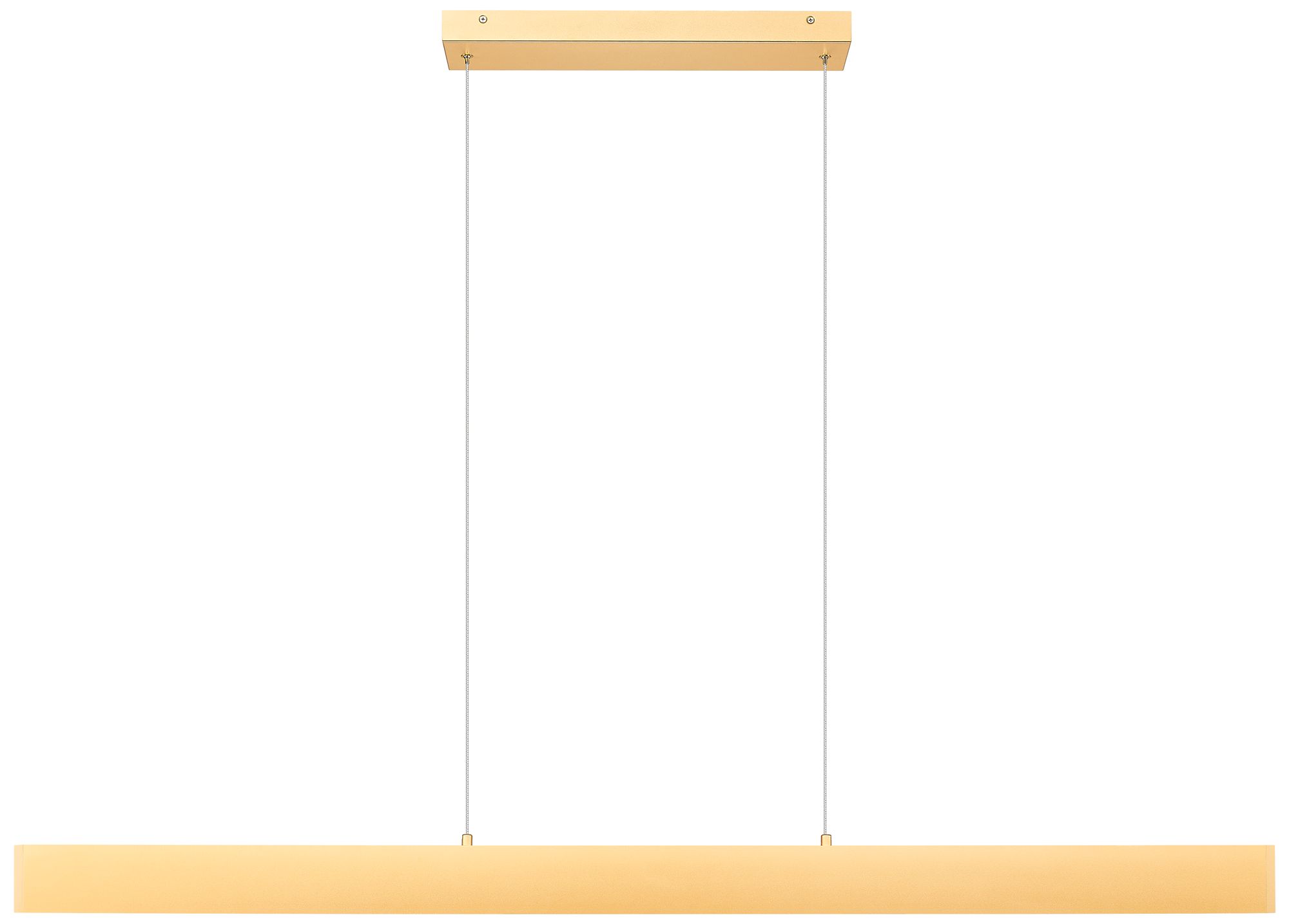 Image 4 Hudson by Z-Lite 55 inch Gold 1 Light Linear Chandelier more views