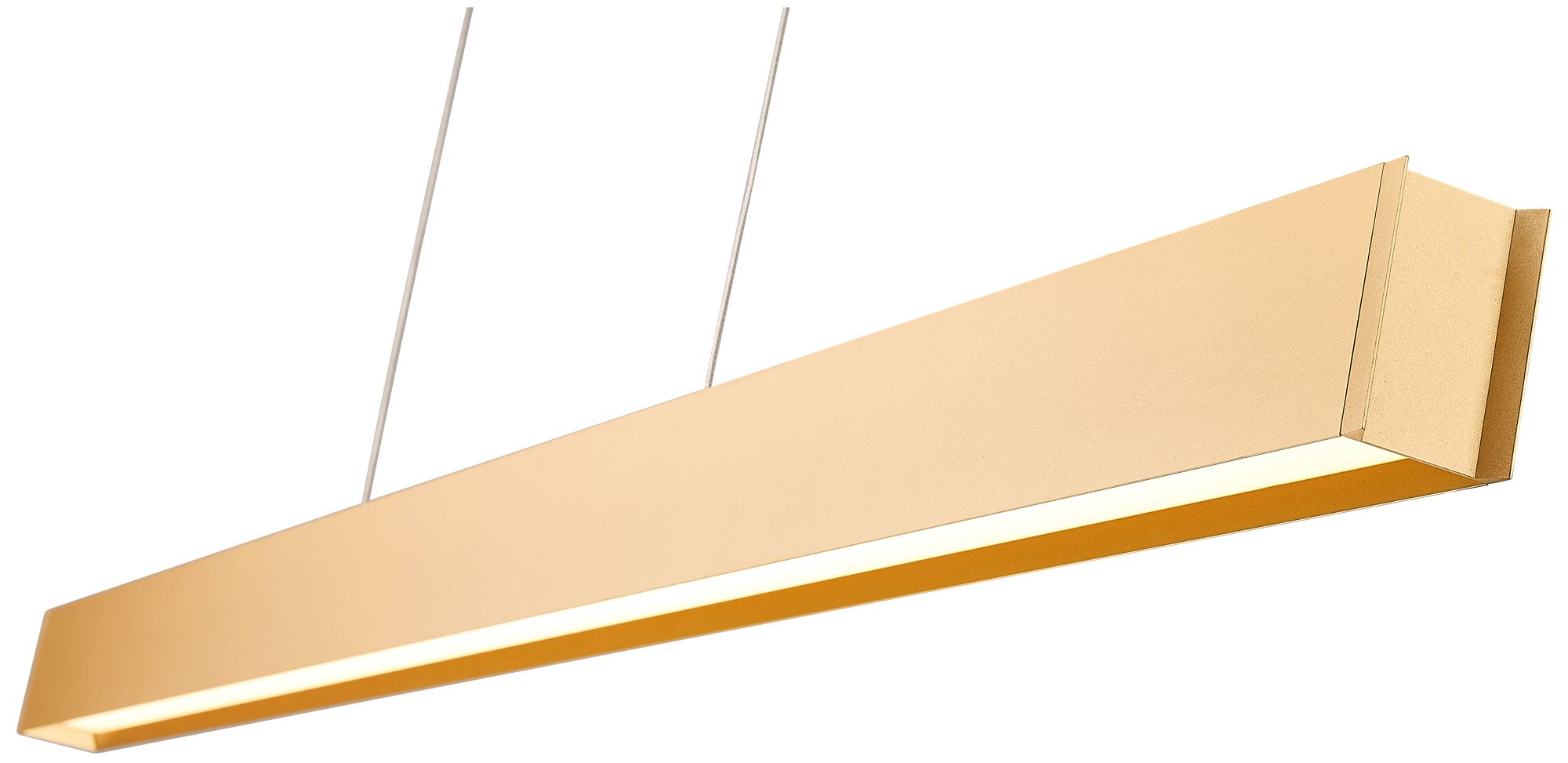 Image 6 Hudson by Z-Lite 55 inch Gold 1 Light Linear Chandelier more views