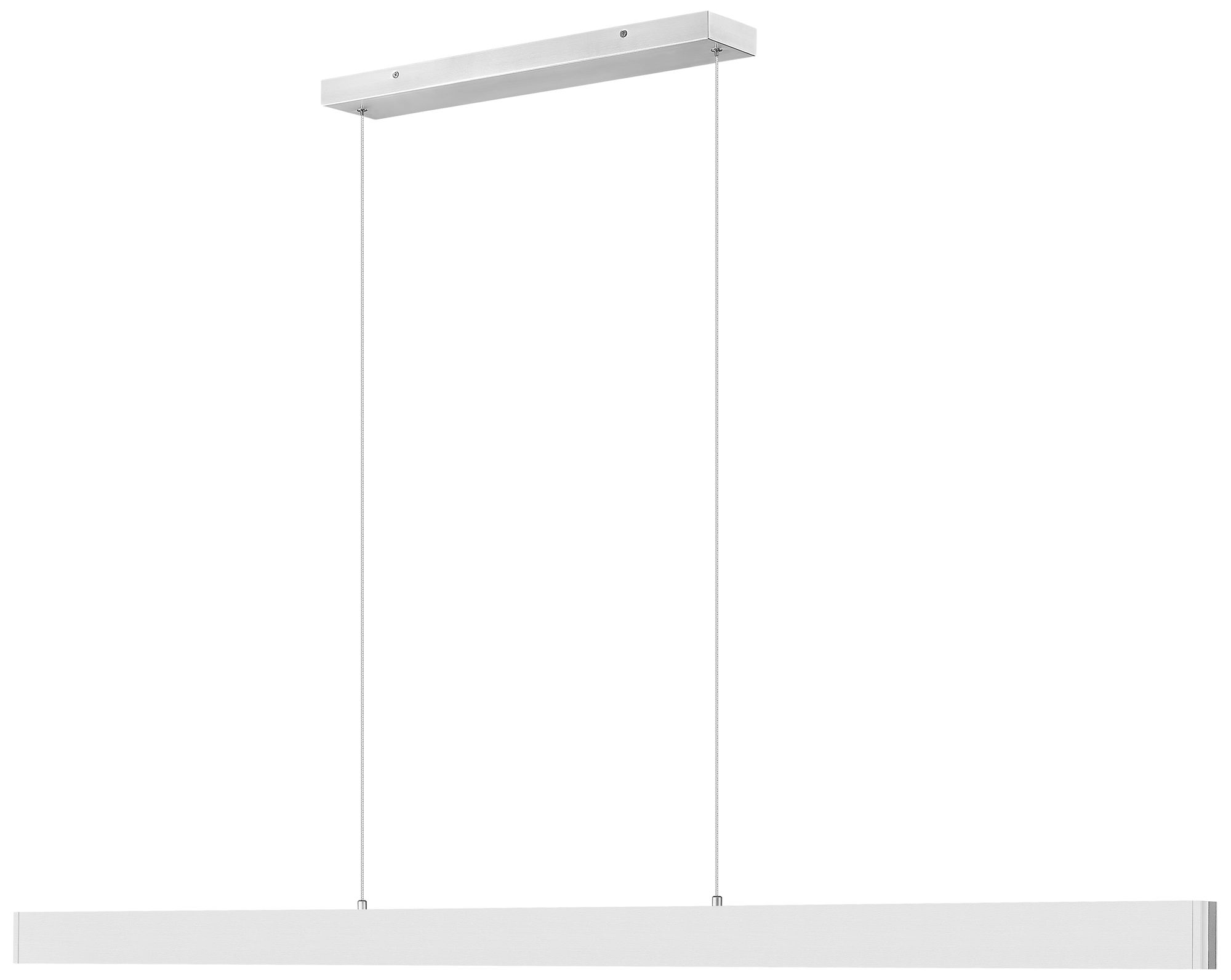 Image 5 Hudson by Z-Lite 72 inch Brushed Nickel 1 Light Linear Chandelier more views