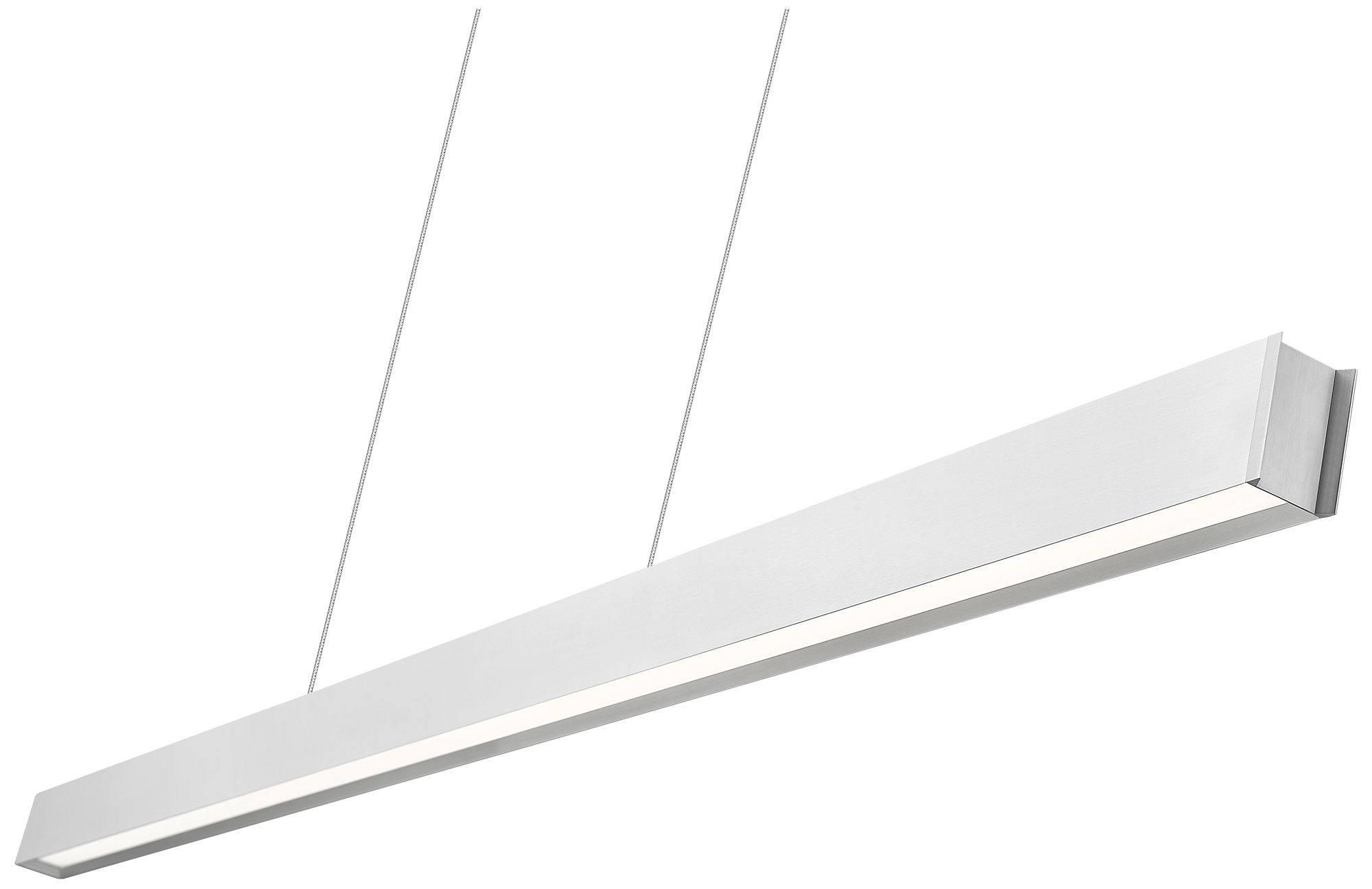 Image 6 Hudson by Z-Lite 72 inch Brushed Nickel 1 Light Linear Chandelier more views