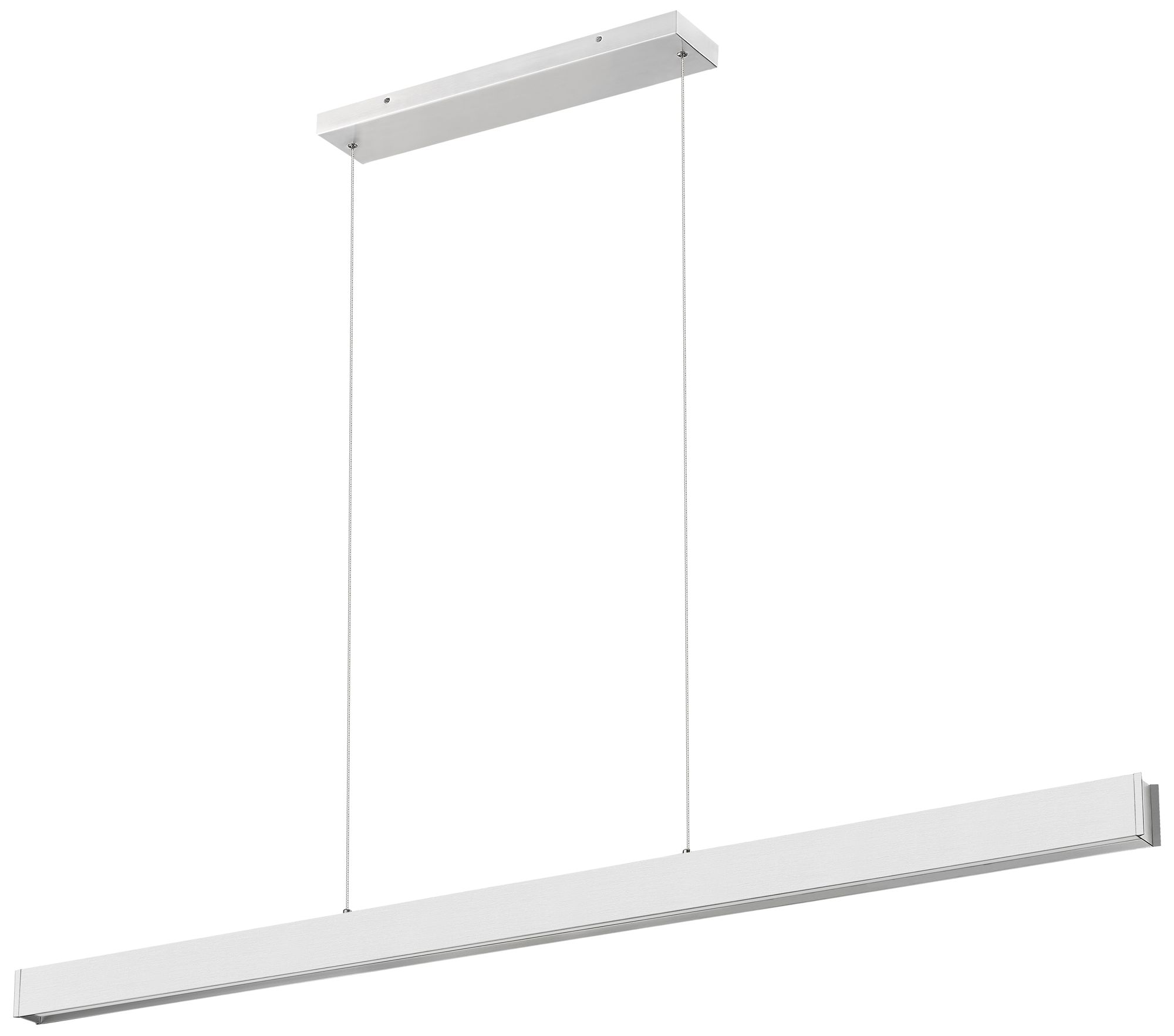 Image 7 Hudson by Z-Lite 72 inch Brushed Nickel 1 Light Linear Chandelier more views