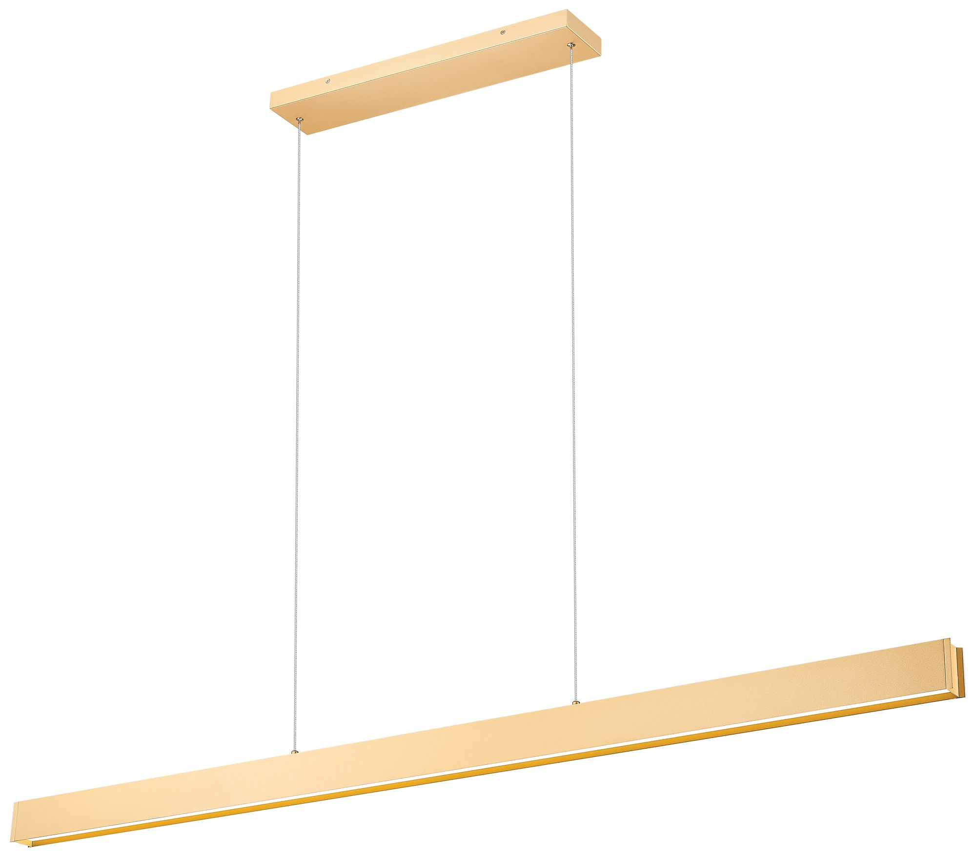 Hudson by Z-Lite 72 inch Gold 1 Light Linear Chandelier