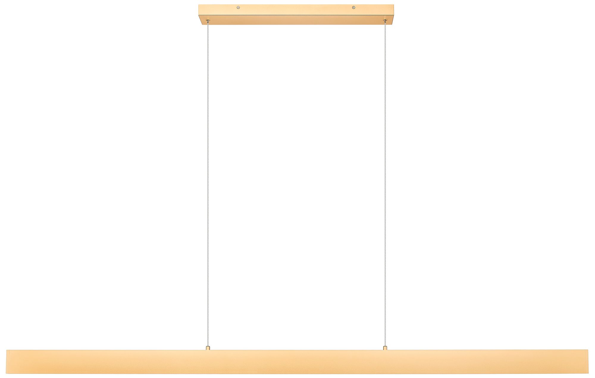 Image 4 Hudson by Z-Lite 72 inch Gold 1 Light Linear Chandelier more views