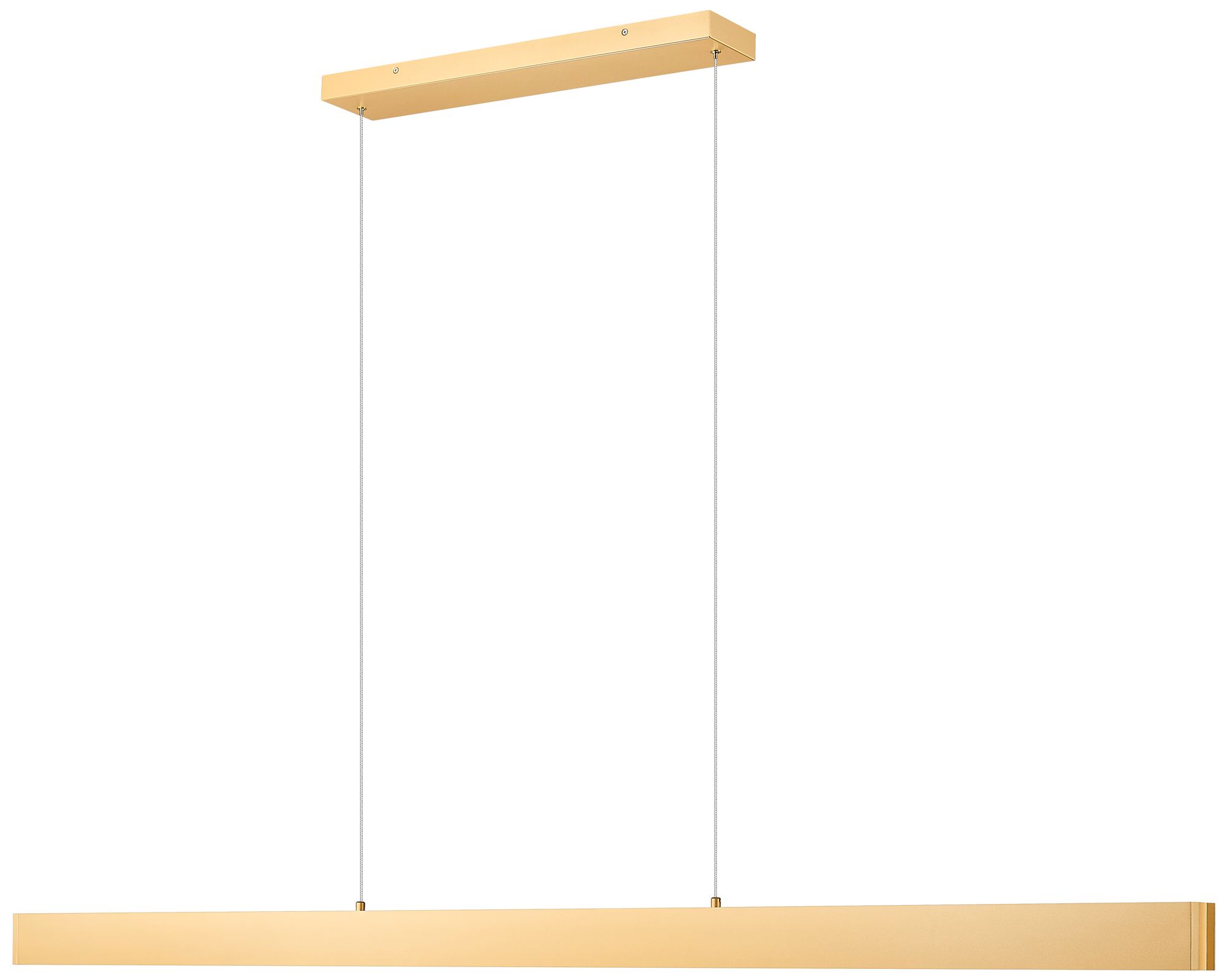 Image 5 Hudson by Z-Lite 72 inch Gold 1 Light Linear Chandelier more views
