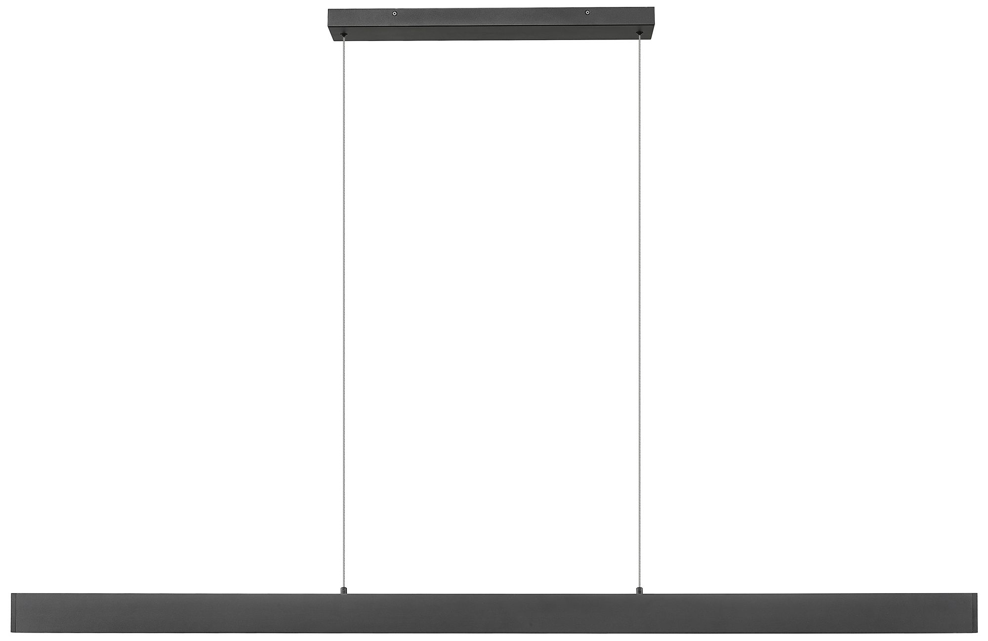 Image 4 Hudson by Z-Lite 72 inch Matte Black 1 Light Linear Chandelier more views