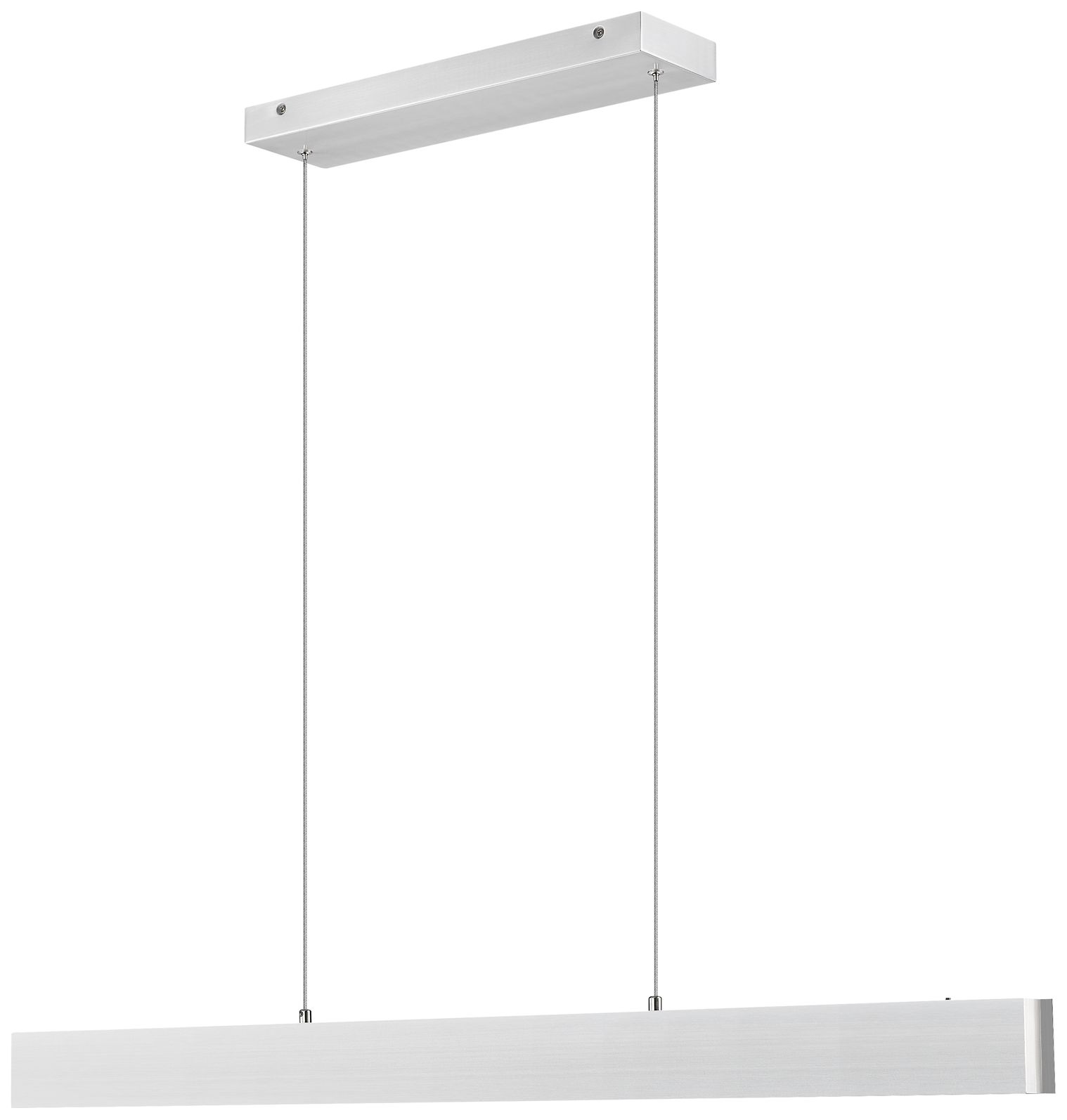 Image 3 Hudson by Z-Lite Brushed Nickel 45 inch 1 Light Linear LED Chandelier more views