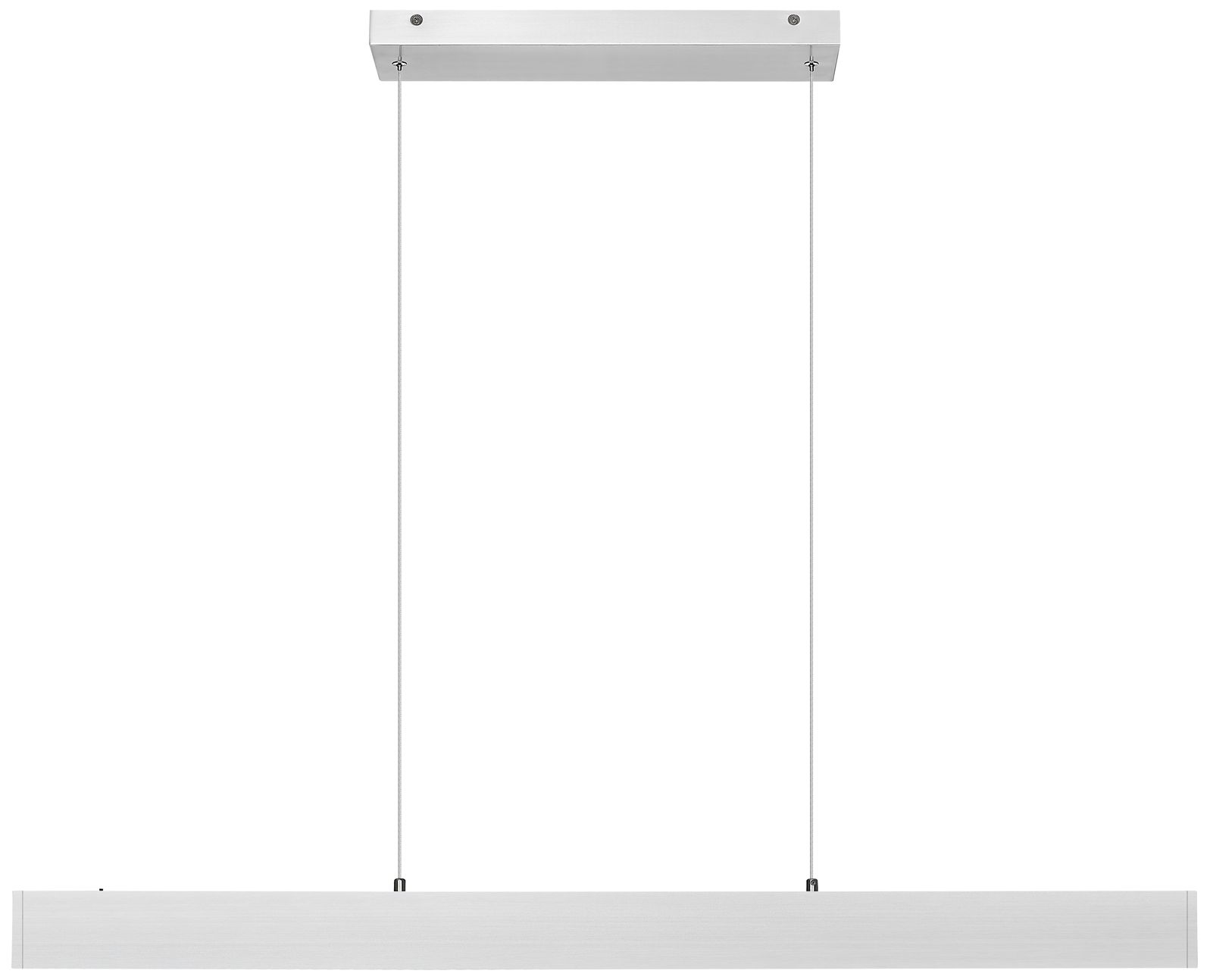 Image 4 Hudson by Z-Lite Brushed Nickel 45 inch 1 Light Linear LED Chandelier more views