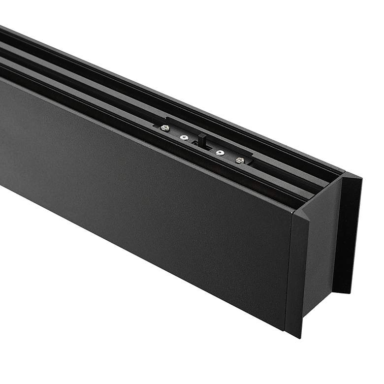 Image 6 Hudson by Z-Lite Matte Black 45 inch 1 Light Linear LED Chandelier more views