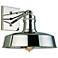 Hudson Falls 10" Wide Polished Nickel Wall Sconce