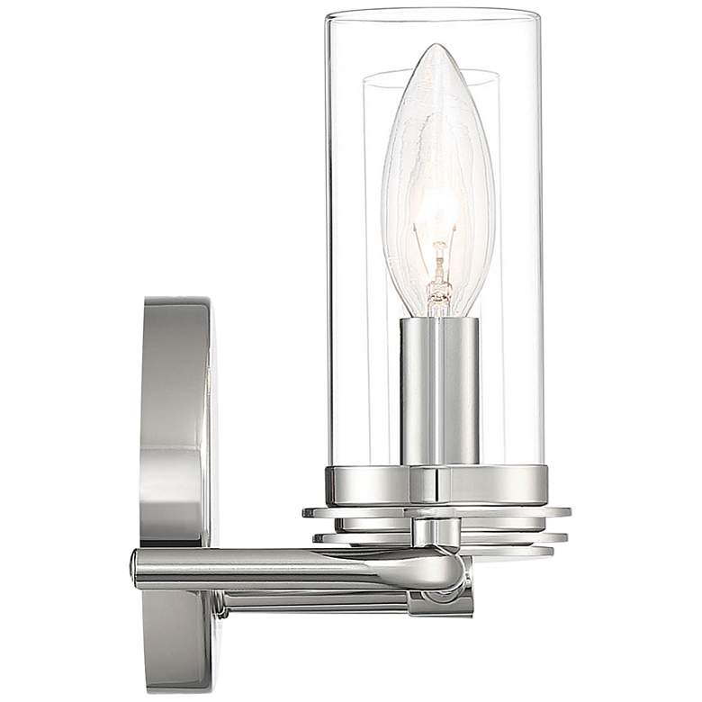 Image 5 Hudson Heights 18" Wide Polished Nickel 3-Light Bath Light more views
