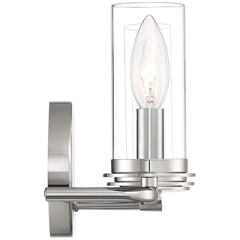 Image 5 Hudson Heights 18 inch Wide Polished Nickel 3-Light Bath Light more views