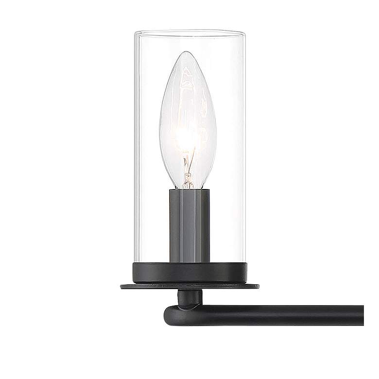 Image 3 Hudson Heights 18"W Matte Black 3-Light Vanity Bath Light more views