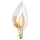 Hudson Valley 16" High Gold Flower Blossom Wall Sconce