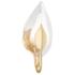 Hudson Valley 16" High Gold Flower Blossom Wall Sconce