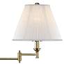2_Hudson Valley 57" High Signature No.1 Aged Brass Swing Arm Floor Lamp more views