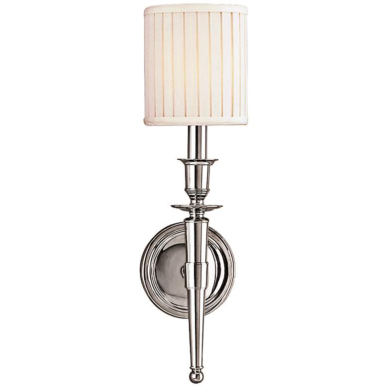 Image 2 Hudson Valley Abington 18"H Polished Nickel Wall Sconce