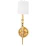 Hudson Valley Abington 4.75" Wide Aged Brass 1 Light Wall Sconce