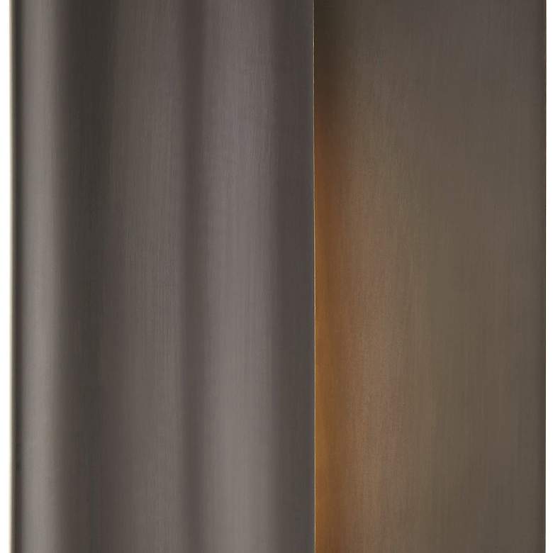 Image 2 Hudson Valley Accord 12 3/4" High Old Bronze Wall Sconce more views